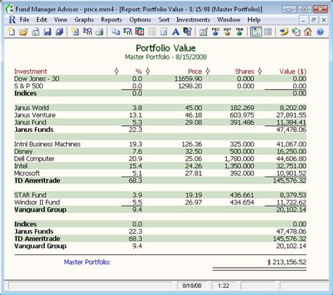 Investment and Portfolio Management Software - Fund Manager Reports ...