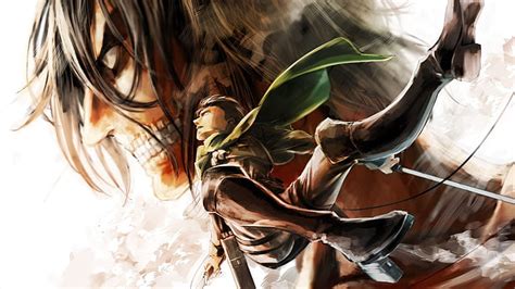 HD wallpaper: Anime, Attack On Titan, Eren Yeager, Levi Ackerman ...