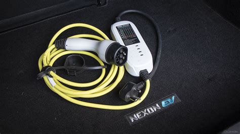 Nexon EV EV Car Charging Portable Charger Image, Nexon EV Photos in ...