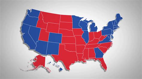 Red Vs Blue States Map 2024 Lok - Tarah Francene