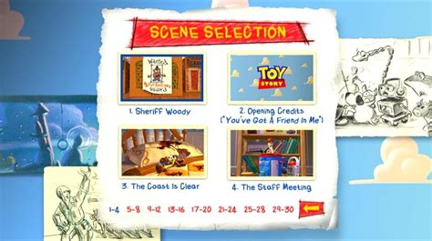 Toy Story (1995) - DVD Movie Menus