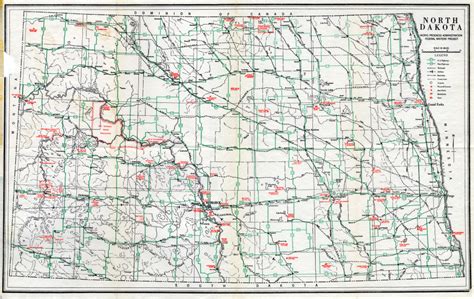 North Dakota State Highway Map - Printable Map