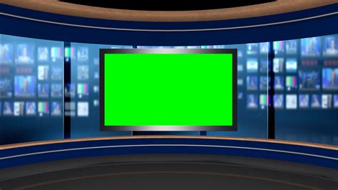 Tv Studio Background Green Screen