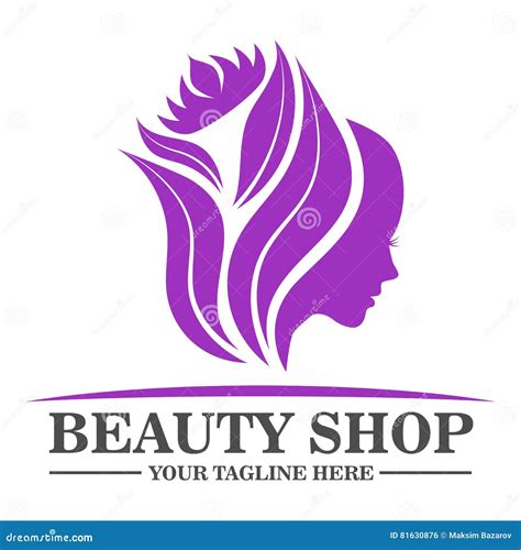 Beauty Shop Logo Design Template Stock Vector - Illustration of ecology, high: 81630876