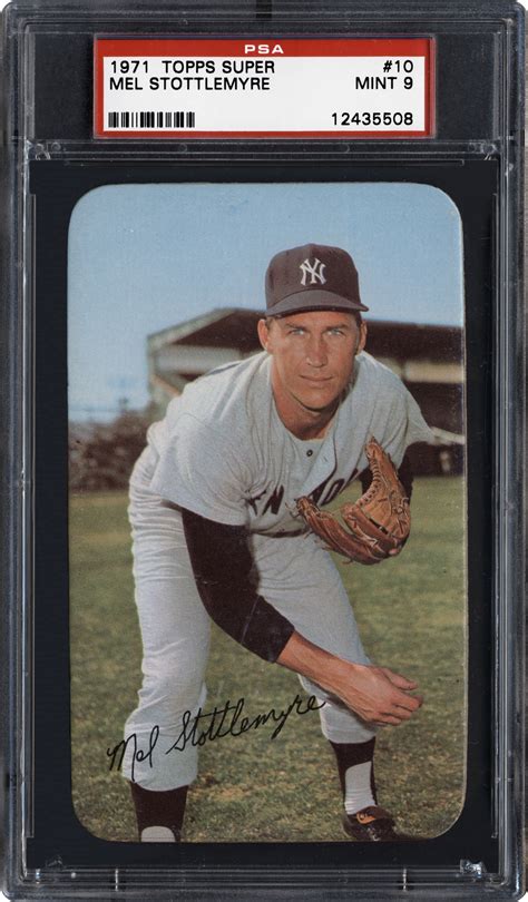 1971 Topps Super Mel Stottlemyre | PSA CardFacts™