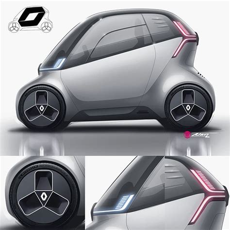 Various Sketches & Illustrations on Behance | Electric car design, Car ...