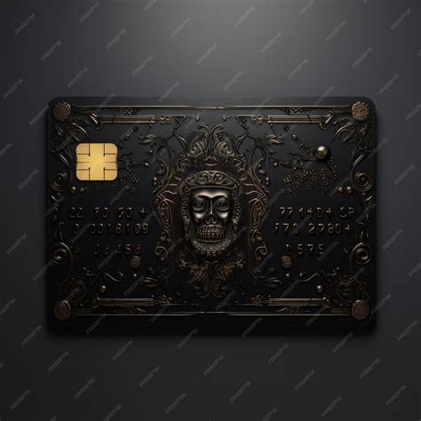 Premium Photo | Black luxury credit card or debit card on dark ...