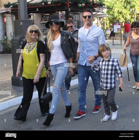 Robbie Keane shops with his family at The Grove Featuring: Robbie Keane, Claudine Keane, Robert ...