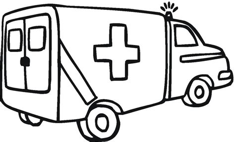 Ambulance coloring pages to download and print for free