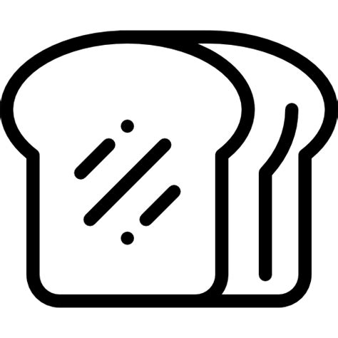 Bread Detailed Rounded Lineal icon