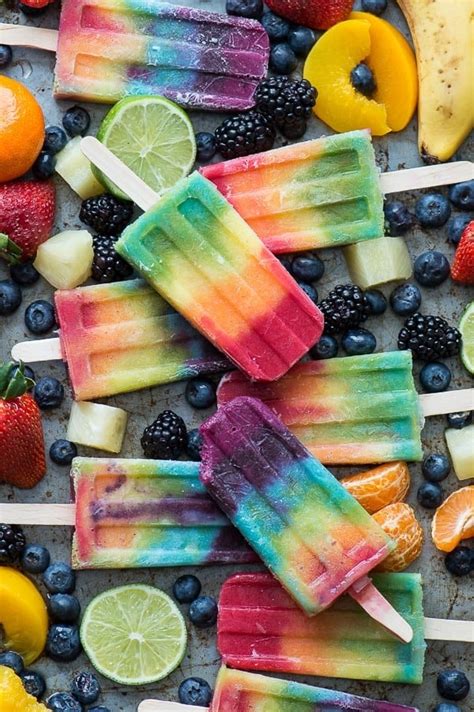 Rainbow Popsicles | The First Year