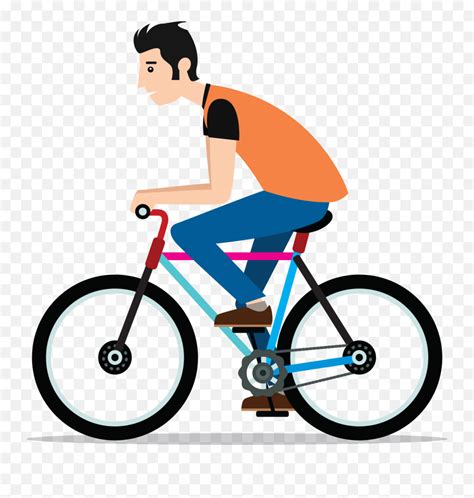 Make A Sentence Using The Simple Past - Ride Bike Clipart Png Emoji,Bike Muscle Emoji - free ...