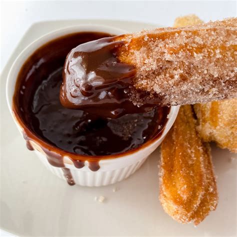 Copycat Disneyland Churros with Chocolate Sauce | Scrambled Chefs