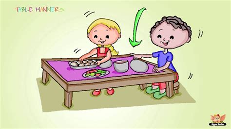 Family Education Series - Learn Table Manners - YouTube