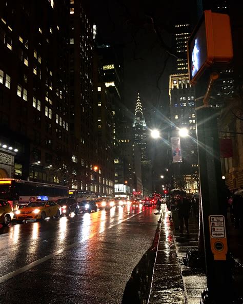 Busy Midtown Manhattan streets look so beautiful at night. | #NYC # ...