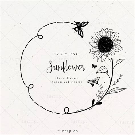 sunflower Png Sublimation Design Sunflower SVG Butterfly Sunflower Svg Butterfly SVG Butterflies ...