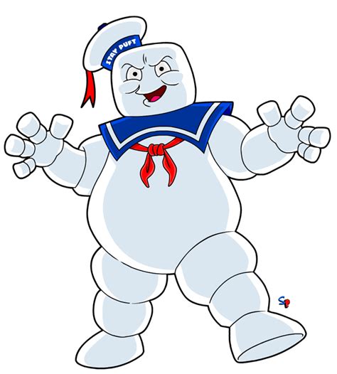 Ghostbusters Stay Puft Marshmallow Man Cartoon