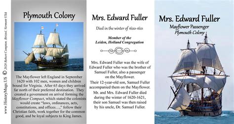 Fuller, Mrs. Edward - Mayflower - HistoryMugs.us