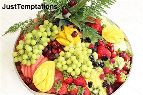 Assorted Fruit Platter - Just Temptations