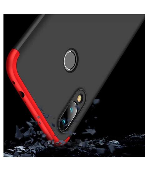 Xiaomi Redmi Note 7 Pro Plain Cases TBZ - Black - Plain Back Covers ...