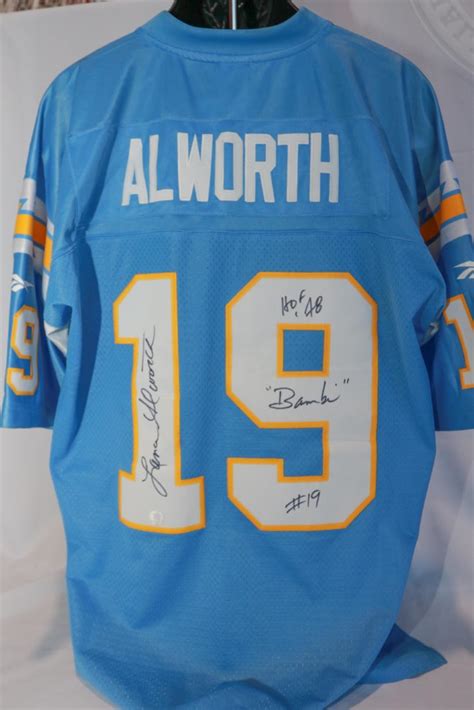 Lance Alworth Chargers Throwback Jersey - Mississippi Sports Hall of Fame