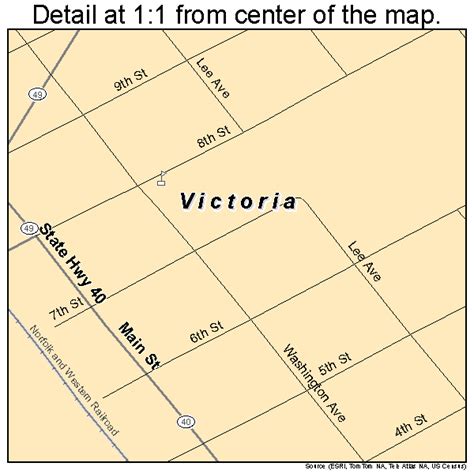 Victoria Virginia Street Map 5181024