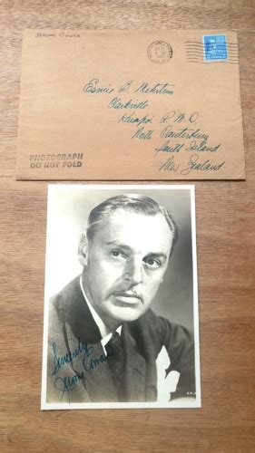 RARE Signed Jerome Cowan Maltese Falcon Photo W/ Original Movie Studio Envelope! | eBay