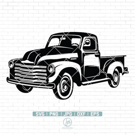 Vintage Truck SVG File Farm Truck SVG Pickup Truck Svg - Etsy