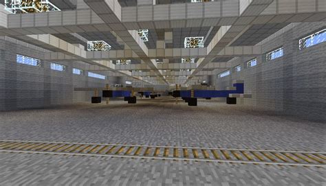 Small aircraft hangar Minecraft Map