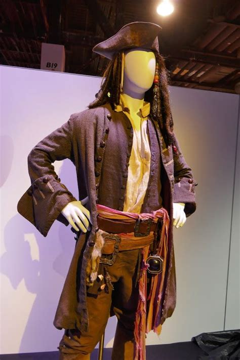 Geoffrey Rush and Johnny Depp Pirates of the Caribbean movie costumes on display... | Jack ...