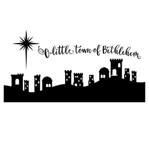 Silhouette Design Store: Bethlehem Scene | Bethlehem christmas ...