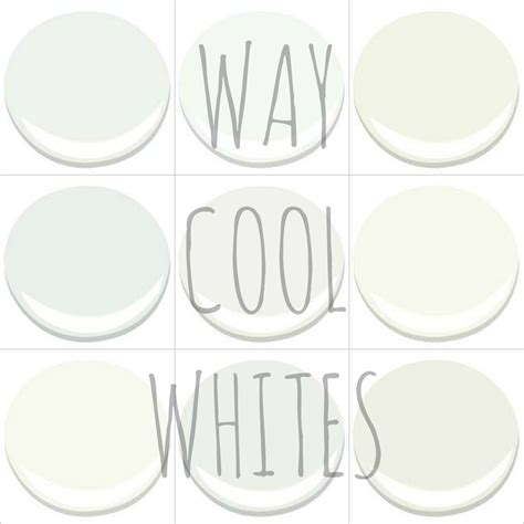 THE COOLEST WHITE PAINT COLORS | White paint colors, Paint colors, Neutral wall colors