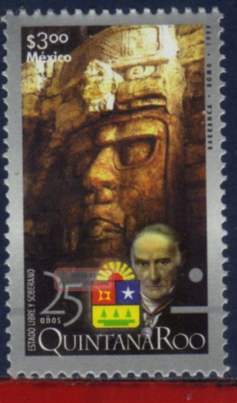 2165 Mexico 1999 - State Of Quintana Roo, 25th Anniv. , Archaeology, Mi ...