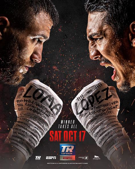 Posters Predict: Lomachenko vs Lopez - Off the Hook Boxing