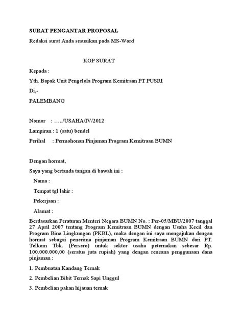 Contoh Proposal Umkm | PDF