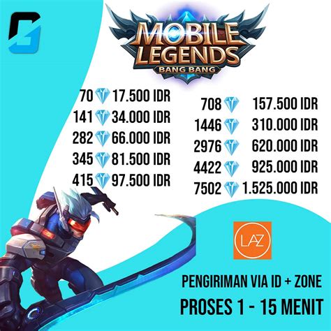 Top Up Diamond ML Mobile Legends MURAH [VIA ID] | Lazada Indonesia