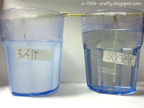 A Little Crafty: Growing Salt and Sugar Crystals