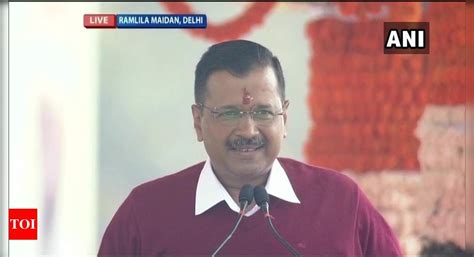 Arvind Kejriwal Swearing in Ceremony live: Arvind Kejriwal takes oath as Delhi CM, begins third ...