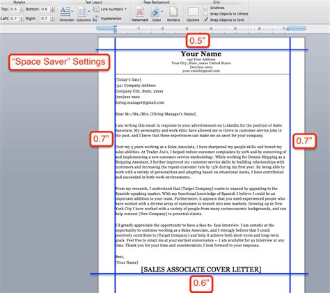 Cover Letter Spacing Format - Cover Letter Spacing