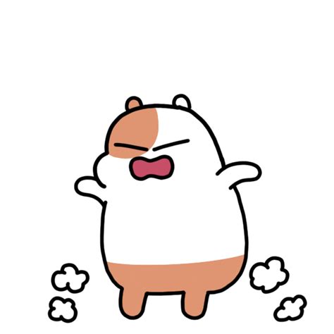 Cute Cartoon Hamster Annoyed GIF | GIFDB.com