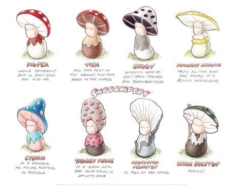 mushroom-characters-the-shroompers | Stuffed mushrooms, Mushroom art, Mushroom pictures