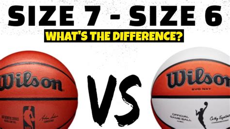 It changes everything! Size 7 vs Size 6? Choose the right basketball for your game. - YouTube