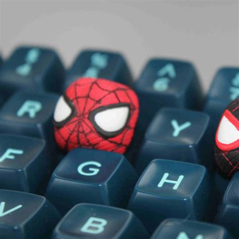 Spider-Man and Venom Maske Keycaps Artisan Keycaps – AiheyStudio
