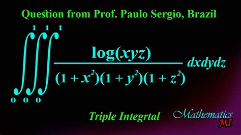 Triple Integral - YouTube