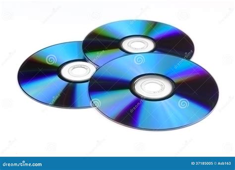 Three Optical Disc Royalty Free Stock Photo - Image: 37185005