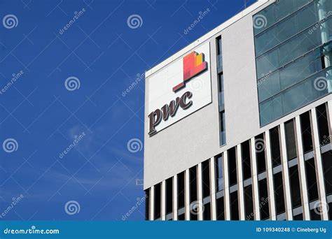 PricewaterhouseCoopers Signage Editorial Stock Photo - Image of advertisement, accountancy ...