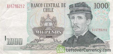 1000 Chilean Pesos banknote type 1978-2009 - Exchange yours for cash