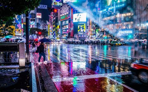 Tokyo Rain Wallpapers - Top Free Tokyo Rain Backgrounds - WallpaperAccess