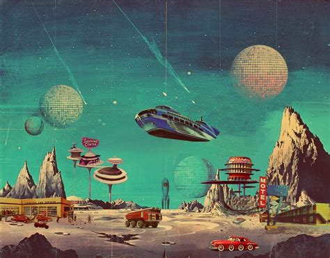 vintage futurism | retrofuture space environment | Vintage ...