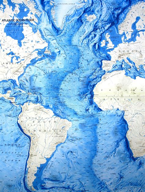 Detailed Floor Maps of the World’s Oceans | Earthly Mission | Relief map, Cartography, Map art